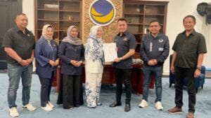 Maju di Pilkada Kobar, Hj Nurhidayah dan Suyanto Terima Rekom dari NasDem