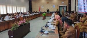 Rapat Perdana DPRD Kalteng Mengagendakan Pembentukan Tim Penyusunan Jadwal dan Tata Tertib