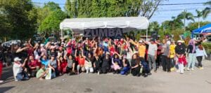 Kemeriahan Senam Zumba dan Ngopi Bareng Habib Ismail dengan  Warga Palangkaraya 