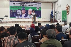 Animo Tinggi Masyarakat Gunung Mas Hadiri Deklarasi Dukungan Willy-Habib untuk Pilkada Kalteng 2024