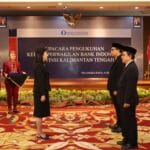 Menggantikan Taufik Saleh, Yuliansyah Andrias Resmi Dikukuhkan sebagai Kepala KPw-BI Kalteng