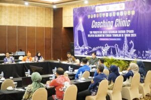 Pemantauan dan Evaluasi Program Kerja, OJK Kalteng Gelar Coaching Clinic TPAKD TW III-2024