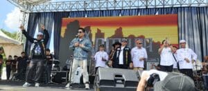 ARMADA Anisa Bahar beserta sederet artis ibukota dan lokal Sukses Hibur Simpatisan Willy-Habib di Pangkalan Bun