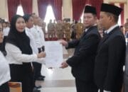 Pelantikan PPPK dan CPNS di Katingan, Saiful Ajak ASN Baru Jaga Integritas dan Loyalitas