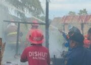 Kebakaran Hanguskan Dapur Rumah Warga di Jalan Kecipir Palangka Raya