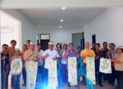 Prodi Agribisnis Faperta UPR Latih Warga Nyaru Menteng Buat Ekoprint Berbasis Alam