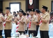 Fairid Naparin Resmi Dilantik Jadi Pengurus Pramuka Kalteng