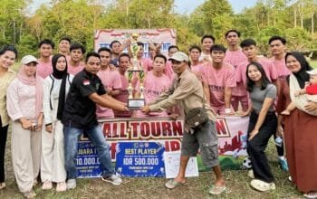 Squad Lewu FC Angkat Trofi Juara HPPD CUP 2025
