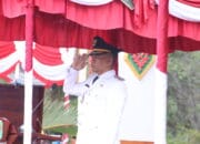 Semangat Nasionalisme Warnai Upacara Penurunan Bendera