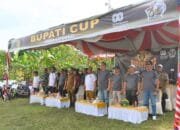 Bupati Eddy Raya Resmikan Kejuaraan Mini Soccer Bupati Cup