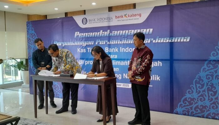 KPw Bank Indonesia dan Bank Kalteng Perkuat Layanan Kas Titipan Daerah