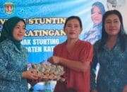 TP PKK Katingan Galakkan Edukasi Gizi Lewat Bantuan Natura di Desa Rangan Tangko