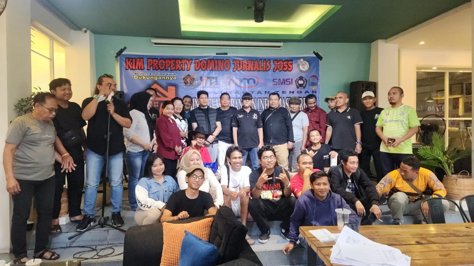 Kebersamaan Insan Pers Menguat Dalam Lomba Domino Kim Property