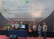 UPR dan Sumitomo Forestry Teken PADIATAPA FPIC Restorasi Gambut Kapuas