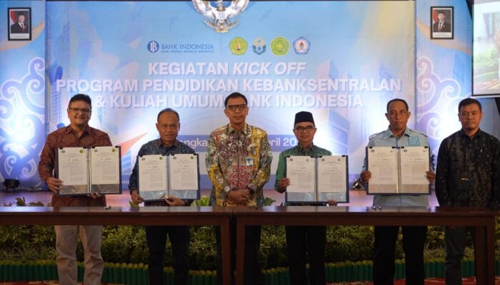 Bank Indonesia Kalteng Resmi Mulai Program Pendidikan Kebanksentralan Terpadu