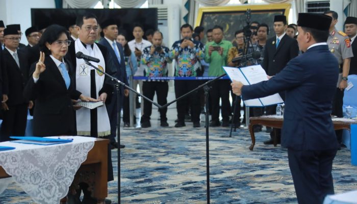 Agustiar Sabran Lantik Linae Victoria Aden Jadi Sekda Kalimantan Tengah Definitif