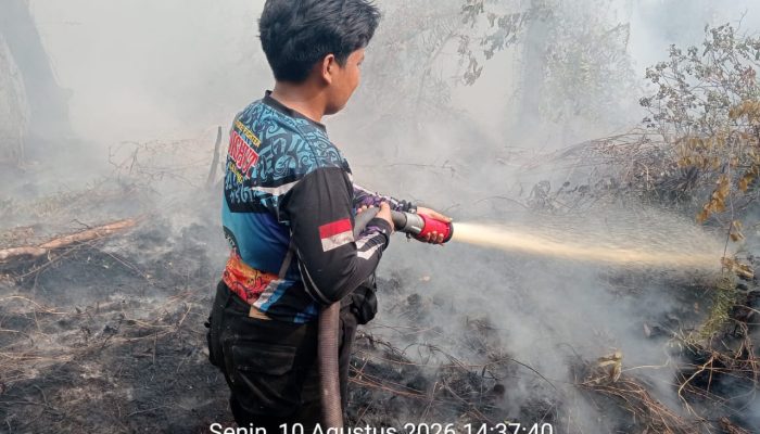 Karhutla Tumbang Nusa Kembali Terjadi, Tim Perkuat Pemadaman