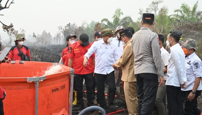 Sumber Air Terbatas Jadi Kendala Pemadaman Karhutla Kalteng