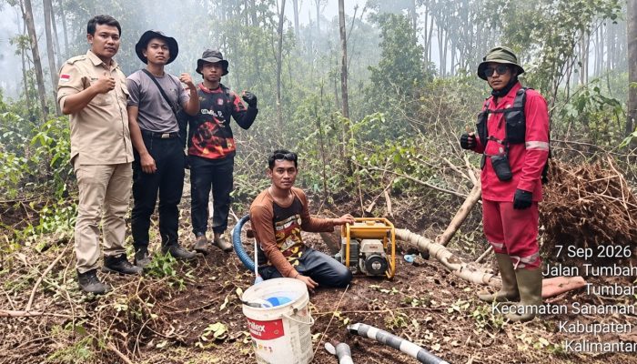 Perkuat Kesiapsiagaan Karhutla, Sumur Bor Dibangun di Marang