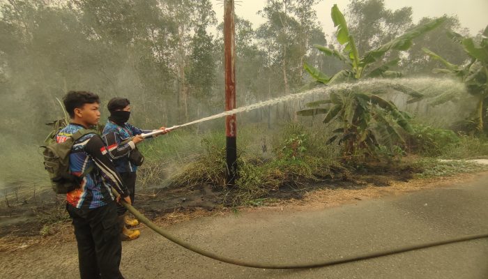 Karhutla Bantanan Belum Padam, Tim Dishut Kalteng Terus Menangani