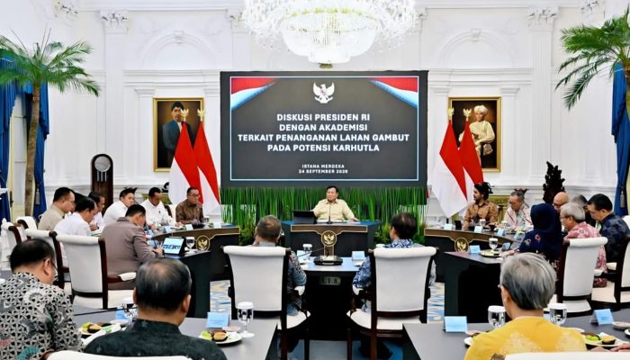 UPR Ambil Peran Dalam Pembahasan Gambut Nasional Bersama Presiden