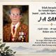 Tokoh Pesparawi Kalteng J.A. Sandan Tutup Usia