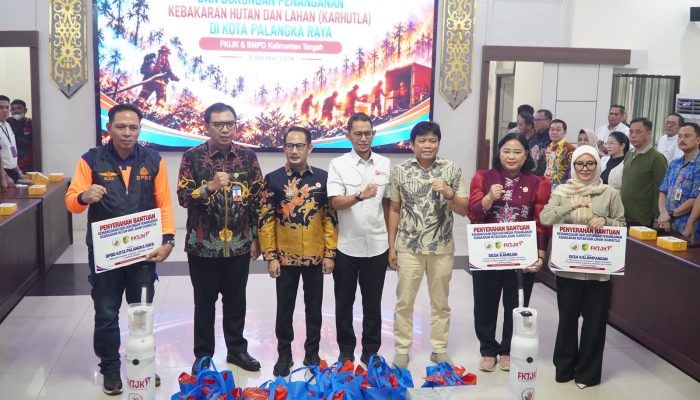 Sektor Jasa Keuangan Salurkan Bantuan untuk Korban Dampak Karhutla