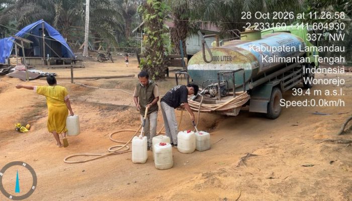 Pemprov Kalteng Salurkan 14,29 Juta Liter Air Bersih